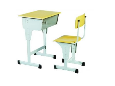 黄色高级课桌椅
